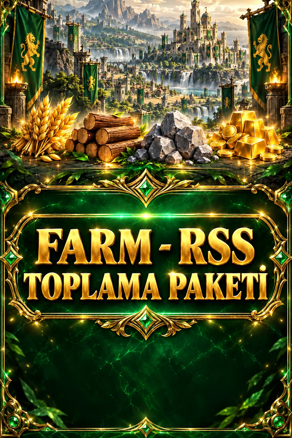 Farm - RSS Toplama Paketi Hizmeti Rise of Kingdoms