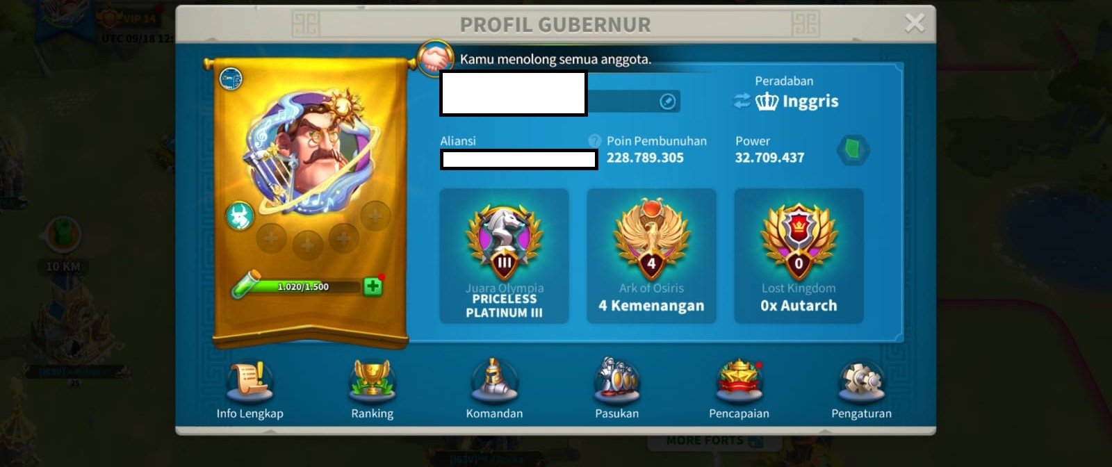 🔥 KVK 2 FIRSATI | 32M GÜÇ | GELİŞİME AÇIK | VİP 14 | 221 GÜNLÜK | 3B RSS | 130+ ALTIN KAFA