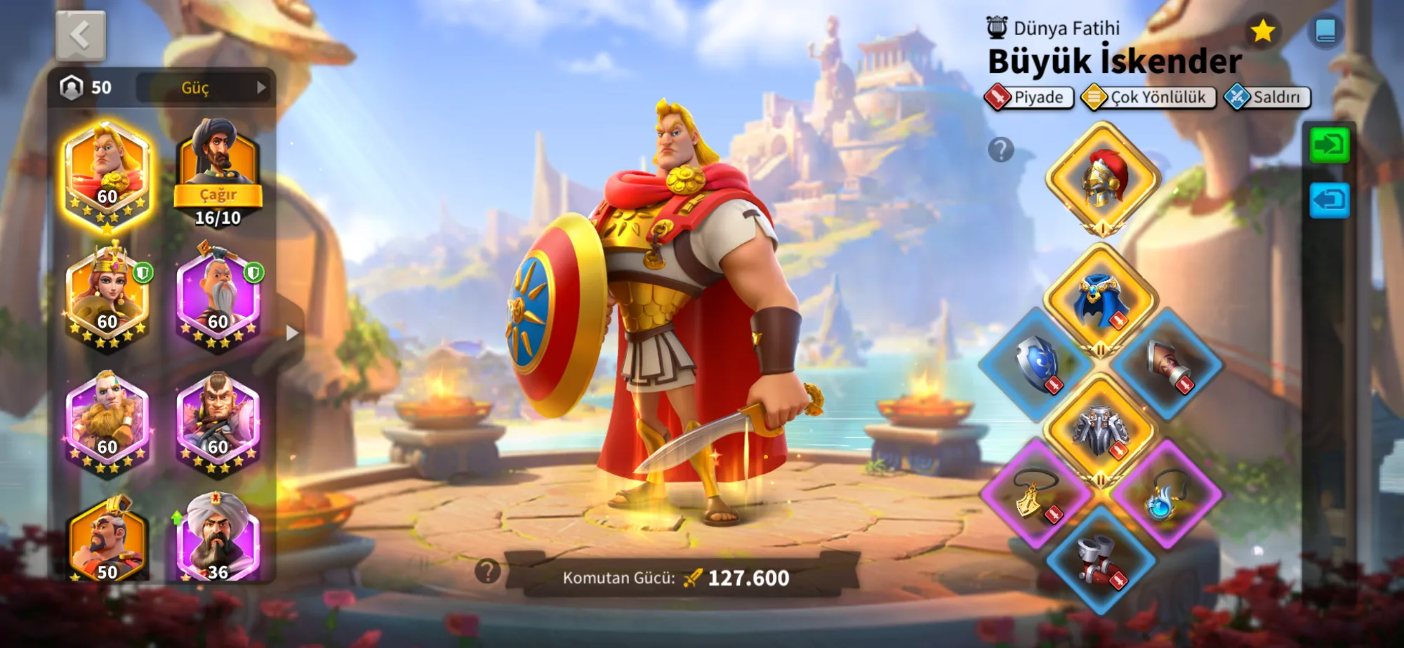 Rise of kingdoms kvk nın bitmesine 20 gün var fırsat  güzel 3 tane botada  4. Efsanevi ekipman yapılacak