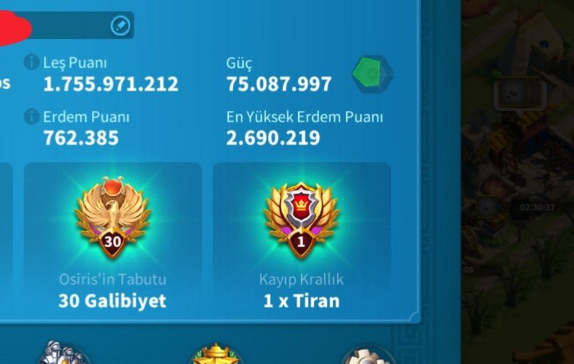 75m güç göçe hazır 2 kıtalı 15 ekipman 2 farm hesaplı aynı karakterde uygun fiyat