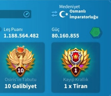 VİP16 HAZIR GÖÇ MİX HESAP ! ZENİTH TEMALI !