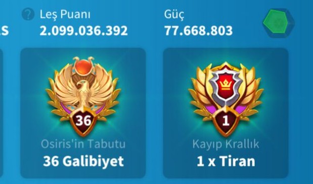 *VİP 17 AZ KALMIŞ VİP DESTEGİ MEVCUT OLAN MUHTEŞEM HESABIMIZ SİZLERLE!*