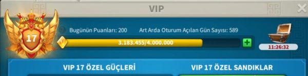 KELEPİR VİP 17  +550 GÜNLÜK HESABIMIZ SİZLERLE!