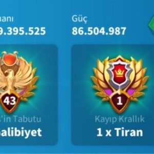 VİP16 MİX HAZIR GÖÇ HESAP ! 10B RSS ! 1178 GÜN HIZ ! TARİHİ EĞLENCE ZENİTH TEMASI !