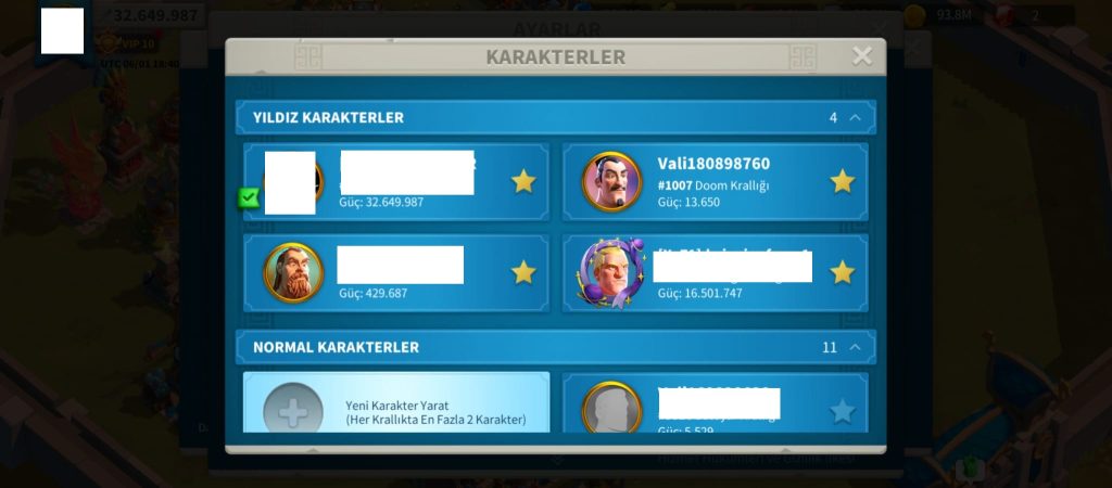 ÇİFT KARAKTERLİ 2’Lİ FARM HESAP !!