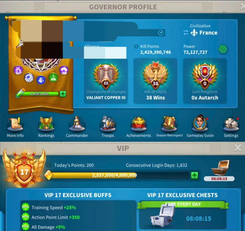 🚜 10 FARM + 1230 GÜN HIZ – VİP 17 MUHTEŞEM GELİŞİME AÇIK HESAP !