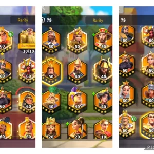 🔥 2K İNDİRİMLİ! • 81M GÜÇ • 20+ KOMUTAN • 398 ALTIN HEYKEL • VİP 17 !