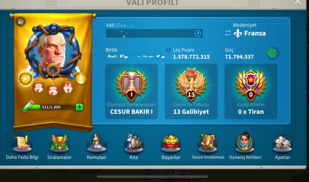 👑 ŞİMDİ İNDİRİMDE ! GÜÇ VE İSİM BURADA YAZILI! VİP 17 / FULL KOMUTANLAR / / PASAPORT + TEMALI HESAP! 👑