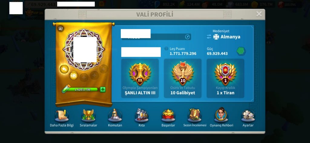VİP 16 GOÇE HAZIR HESAP !