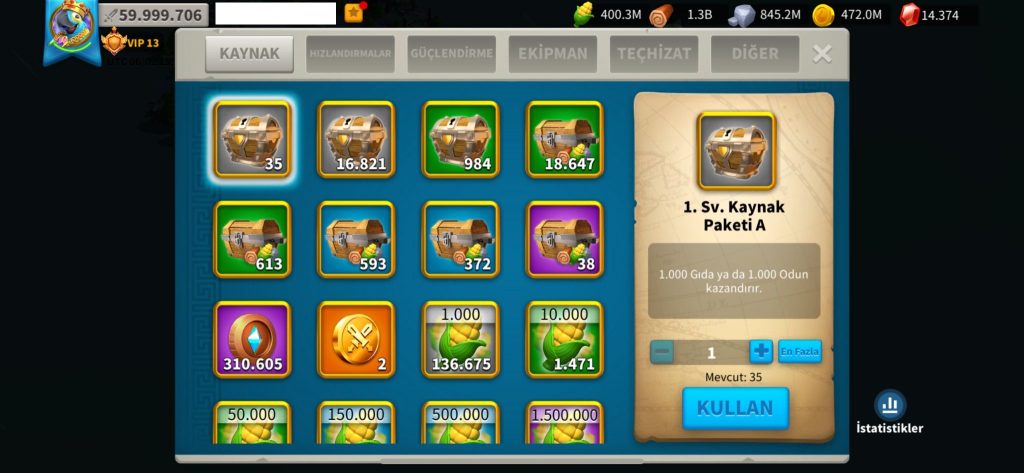 VİP13 FARM ‘LI HESAP !Z3