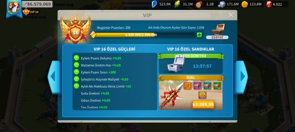 HAZIR GOÇ VİP 16 HESAP !