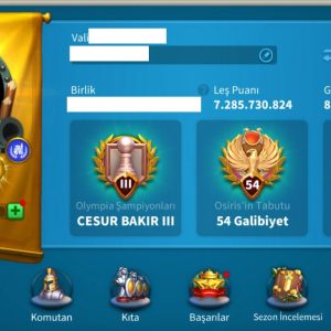VİP18 HAZIR GÖÇ MİX HESAP ! 4 KITA FULL SET +1 KITA YARIM SET ! KRİTİKLİ SETLER !