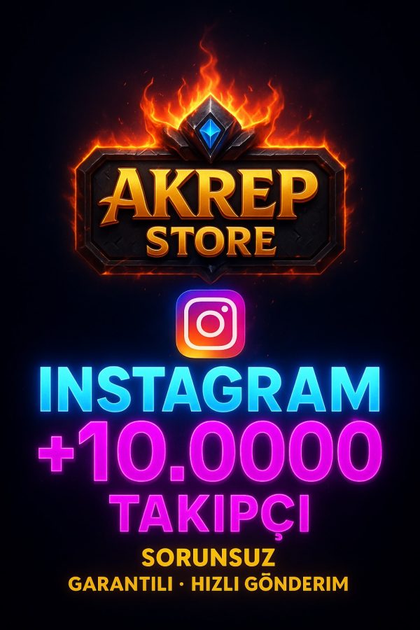 Instagram +10.000 Takipçi Hizmeti (Organik Büyüme Danışmanlığı)