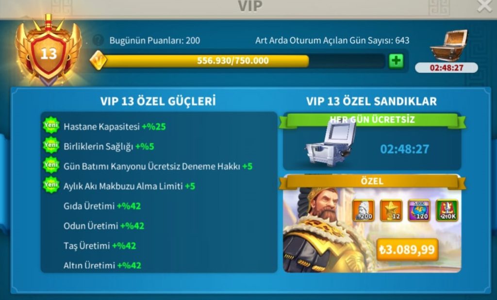643 GÜNLÜK !!! VİP13–T4 // ATOM KARINCA PİYADE  HESAP 🙂 610 GÜN HIZ !! — 876 ADET EVRENSEL KAFA — 6 DOLARLIK AKİ İLE BİRLİKTE HEDİYE !!!!