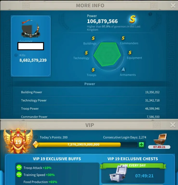 🔥5 KITA SARI SET EKİPMAN DEV GÜÇTE VIP 19 HESAP | 18,4B RSS | 40 EFSANE EKİPMAN |  KAÇMAZ!