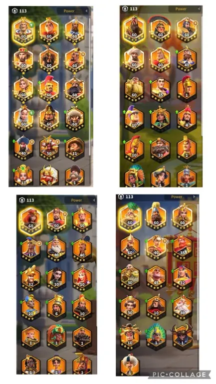 BU HESAP BİR DAHA GELMEZ ! HAZIR GÖÇ /5 KITA FULL SARI SET EKİPMAN/41 MİLYAR KAYNAK  VİP 17 !!