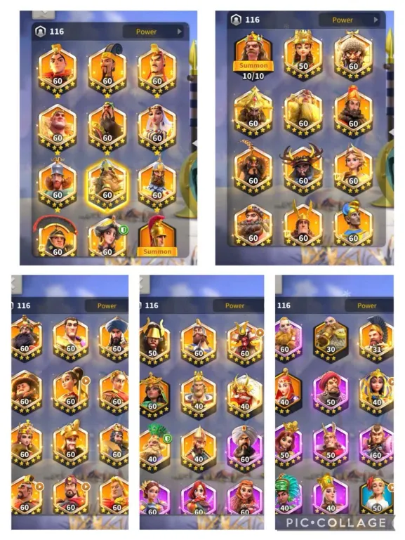 💎6 KITA FULL SARI SET EKİPMAN  ZİRVEYE OYNAYANLAR İÇİN: 117M GÜÇ, 16.5B KILL, SVIP, 1397 ALTIN HEYKEL!