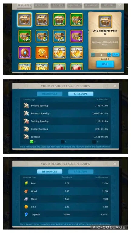 💎6 KITA FULL SARI SET EKİPMAN  ZİRVEYE OYNAYANLAR İÇİN: 117M GÜÇ, 16.5B KILL, SVIP, 1397 ALTIN HEYKEL!