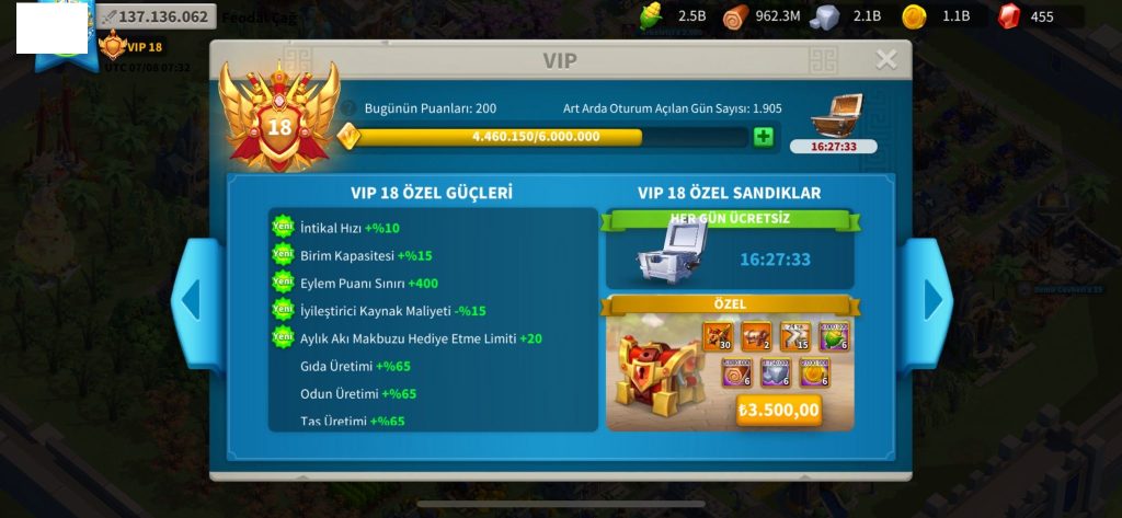 GÖÇE HAZIR VİP 18 HESABIMIZ!!
