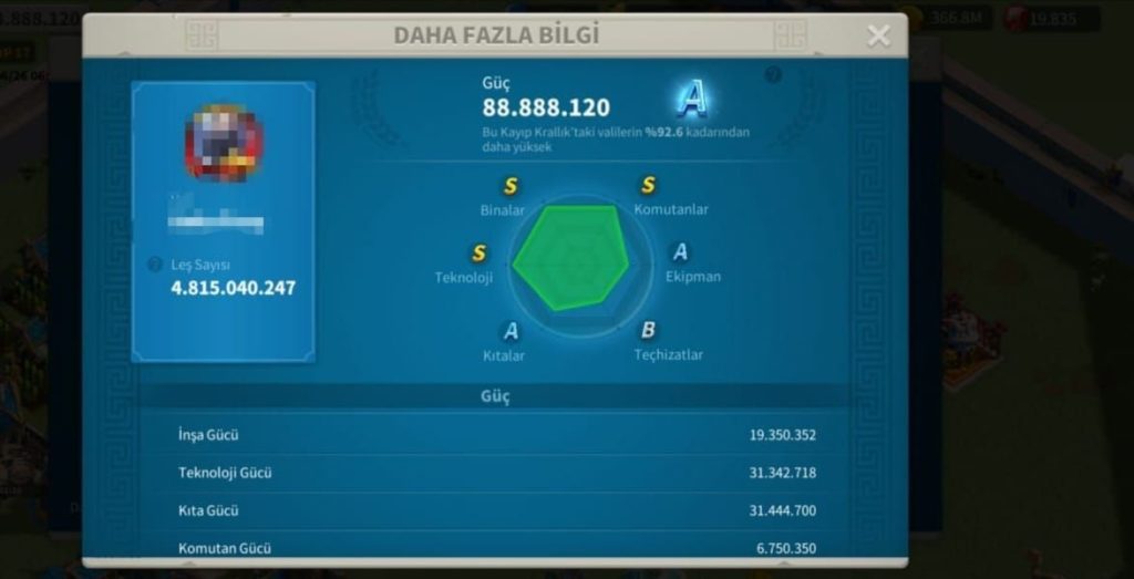 VİP17 HAZIR GÖÇ MİX HESAP ! 1 KRİTİKLİ FULL SET!! DİĞERLERİ MOR/SARI KARIŞIK !