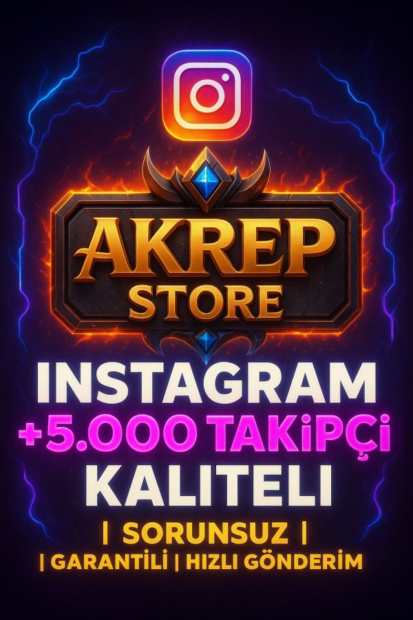 Instagram +5.000 Takipçi Hizmeti (Organik Büyüme Danışmanlığı)