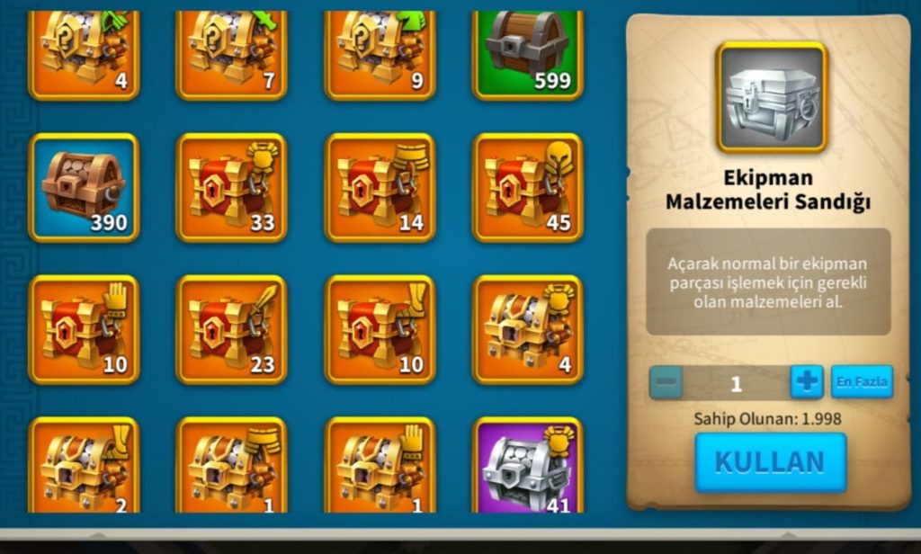 DOLU DOLU VİP VİP 19 HESAP ! 26B RSS 2500 GÜN HIZLANDIRMA 54 EKİPMAN