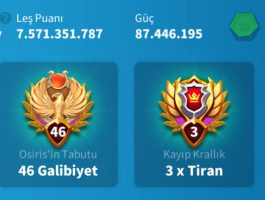 5 KITA FUL KRİTİKLİ PİYADE VE SÜVARİ SETLİ CANAVAR VİP 18 ALAN HESABI!