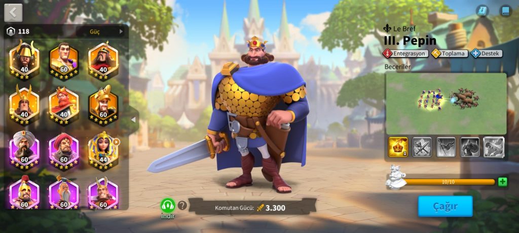 5 KITA FUL KRİTİKLİ PİYADE VE SÜVARİ SETLİ CANAVAR VİP 18 ALAN HESABI!