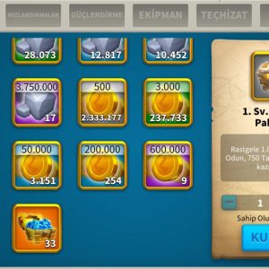 HAZIR GÖÇ EDEBİLİR 6 KITA FULL SET LEGENDARY SVİP HESAP ! 700 ADET EVRENSEL ! KRİTİKLİ EKİPMANLAR ! RALY VE GARNİZON UYUMLU !!! TAM TAMINA 18B KP ! KRAL HESABIDIR !