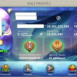 HAZIR GÖÇ EDEBİLİR 6 KITA FULL SET LEGENDARY SVİP HESAP ! 700 ADET EVRENSEL ! KRİTİKLİ EKİPMANLAR ! RALY VE GARNİZON UYUMLU !!! TAM TAMINA 18B KP ! KRAL HESABIDIR !