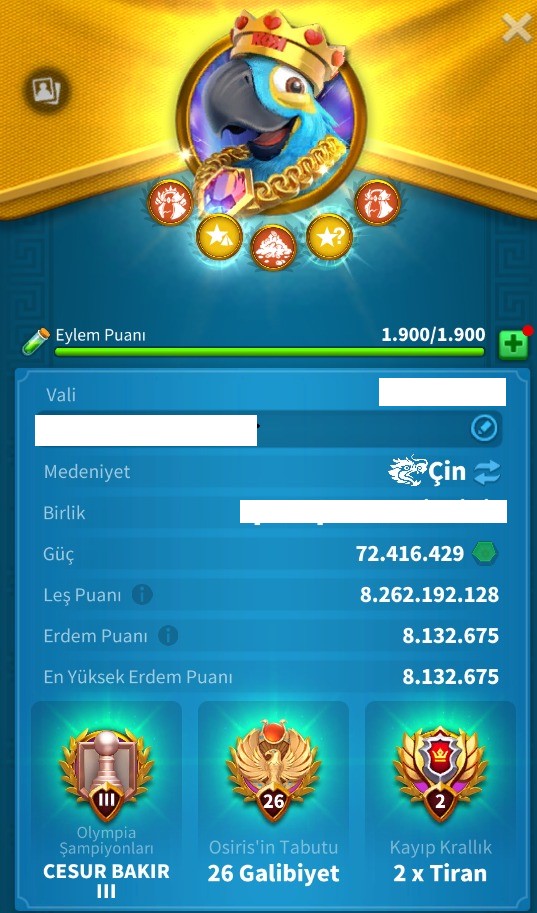 VİP18 4 KITA FULL SET MİX HESAP !