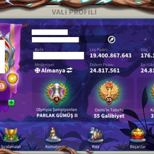 HAZIR GÖÇ EDEBİLİR SAVAŞ MAKİNASI SVİP HESAP ! 6 ADET ZENİTH // SON META ZAMANIN KUMLARI DAHİL ! 56/40 KRİTİK ÖLÜMCÜL İTEMLER ! 26B RSS ! TÜM META MAX PRİME KOMUTANLAR FULL+FULL ! SEZAR VE MARTEL DESTEKLİ ÇİFT VİP DESTEĞİ ! 750 EVRENSEL KAFA ! 19.4B KP ! CANAVARA GEL CANAVARA !!! SATIŞ TARİHİ : 5 MART 2026