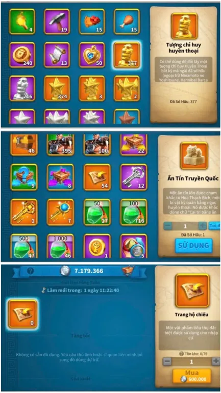 5 KITA FULL SARI SETLİ VİP 18 ! 47 EKİPMAN /32 FULL KOMUTAN İLE !