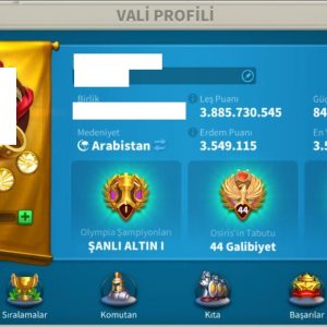 VİP16 4 KITA AÇIK ALAN !  RALLY//GARNİZON HESAP !  3.9b kp !