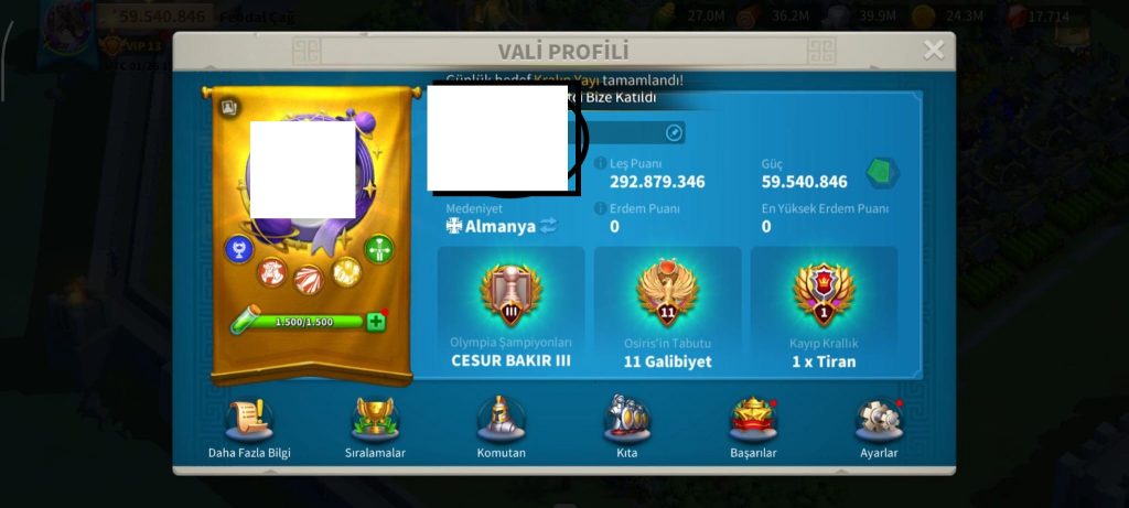 FIRSAT | 59.5M Güç | VIP13 |