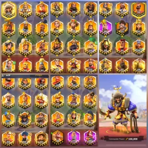 55 EKİPMAN-34 KRİTİKLİ SVİP SATIŞTA ! 28 MİLYAR KİLL /54 FULL KOMUTAN İLE !