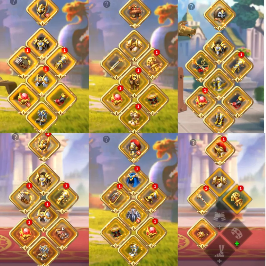 5 KITA FULL SARI SET DOLU VİP 17 ! 42 FULL KOMUTAN/26 MİLYAR KAYNAK/+9 FARM!