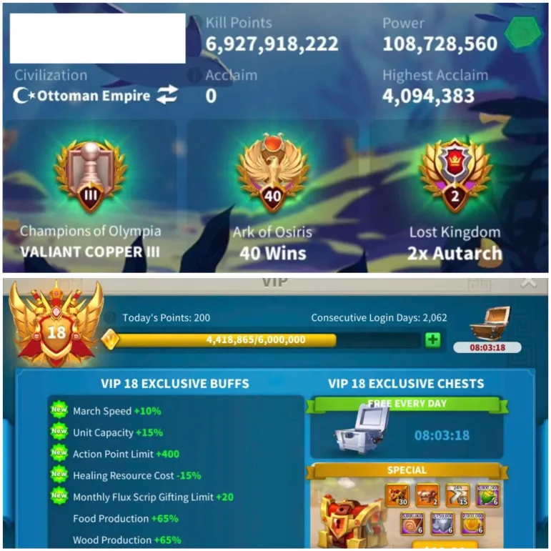 5 KITA FULL SARI SET VİP 18 ! 40 EKİPMAN /1000 ALTIN HEYKEL/108M GÜÇ İLE !