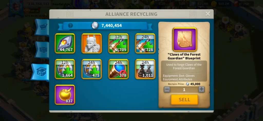 5 KITA FULL SARI SET DOLU VİP 19 ! 28 MİLYAR KAYNAK /2300G HIZ/44 EKİPMAN VE DAHASI !