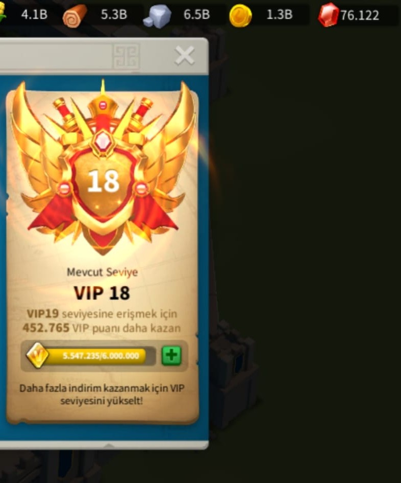 6 KITA FULL + FULL VİP 19 A 45K KALMIŞ MUHTEŞEM ALAN CANAVARI HESABIMIZ SİZLERLE!