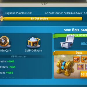 SVİP MAX PRİME GLADİO HESAP ! BOL KRİTİKLİ ! 1715 GENEL HIZLANDIRMA !! 1057 GÜN EĞİTİM TOTEL 2772 ! ZENİTH TEMA !