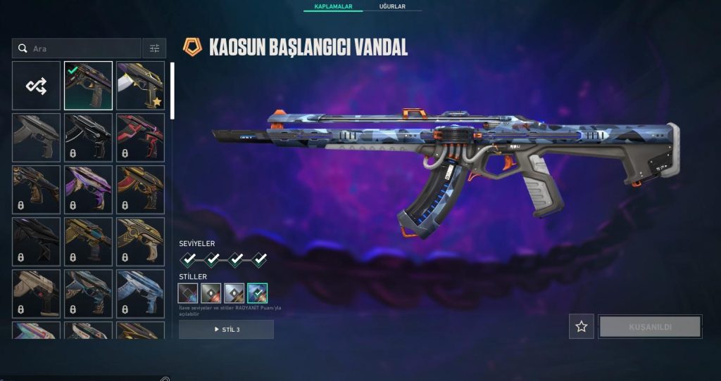 UYGUN FİYATA YENİ KAOS PHANTOMLU HESAP