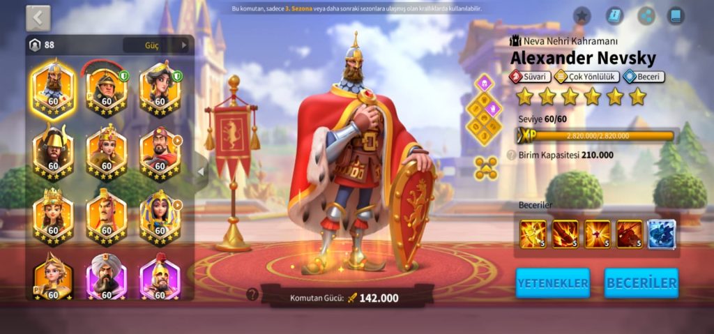 VİP 14 GÖÇE HAZIR KELEPİR HESAP GARNİZON ALAN MUHTEŞEM HESAP