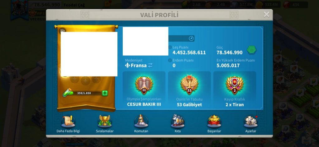 VİP17 TAKAS TEKLİFİNE AÇIK 5 KITA FULL SET LEGENDARY HESAP ! 930 GÜN HIZ ! 5B RSS ! 45/13 KRİTİK !