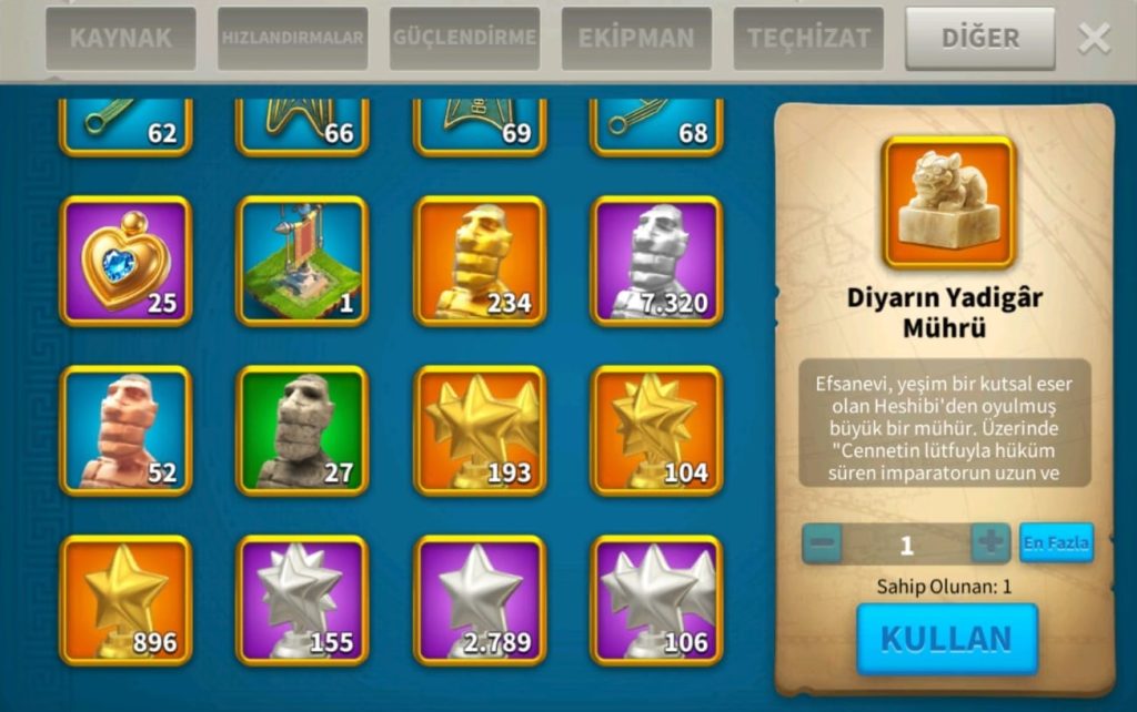 5 KITA FULL SET LEGANDARY VİP17 HESAP ! VİP18 OLMASINA SON 140K ! 41/12 KRİTİK ! 16B RSS ! 6.6B KP ! HESAP TAKASA AÇIK +20K ÜZERİNE KOYUP VİP18 OLUP  FULL KRİTİKLİ PİYADE SETİ ARIYOR ! DUYMAYANLARIN BİLGİSİNE ! STANDART FİYATTANTA SATIŞI UYGUNDUR ! SAĞLAM BİR TÜRK KD SİNDE HESAP !