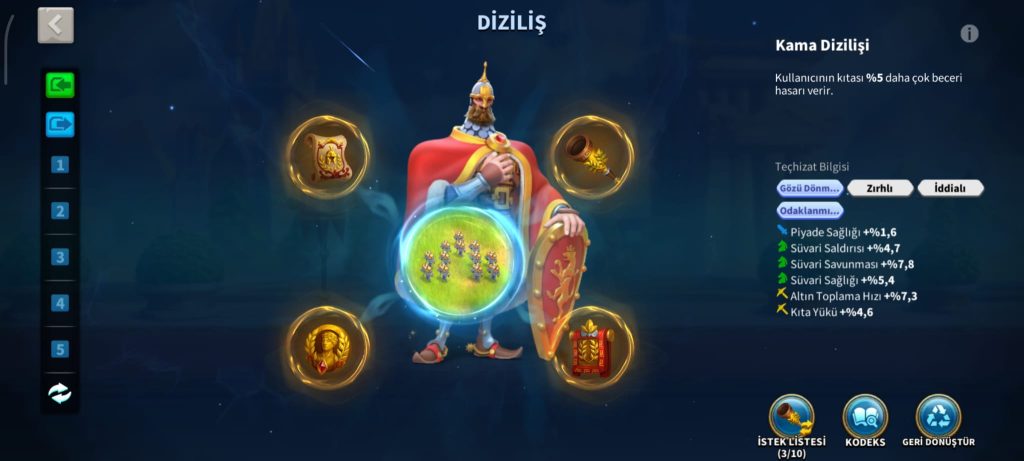 6 KITA FULL SET LEGANDARY VİP18 HESAP ! TAM BİR SAVAŞ MAKİNASI !  GÖÇ ETMEYE YAKIN ! 35B RSS ! 2307 GÜN HIZ ! 46/14 KRİTİK ! HARİKA SEVİYELİ SETLER + ÖZEL YAZITLA DONATILMIŞ ! SAVAŞ ÇİÇEĞİ ÖZEL ZENİTH TEMA + OSİRİS + KVK TEMALARI İLE DOLU DOLU SİZLER İÇİN CAZİP FİYATA SATIŞTA !