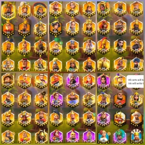 7 KITA FULL SARI SETE YAKIN DEV SVİP SATIŞTA ! 54 EKİPMAN-35 KRİTİK /35 MİLYAR KİLL POİNTS /2800G HIZLANDIRMA !