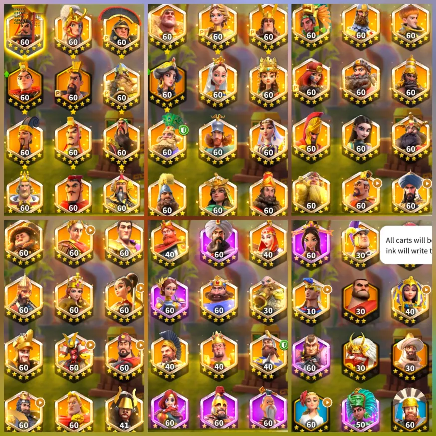 7 KITA FULL SARI SETE YAKIN DEV SVİP SATIŞTA ! 54 EKİPMAN-35 KRİTİK /35 MİLYAR KİLL POİNTS /2800G HIZLANDIRMA !