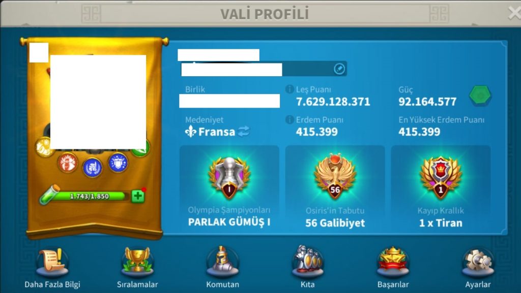 VİP17 5 KITA FULL SET ! META PRİME HESAP ! 12B RSS ! 1010 GÜN HIZLANDIRMA ! V SETLI EKİPMANLAR ! VİP18 OLMASINA SADECE 100K !