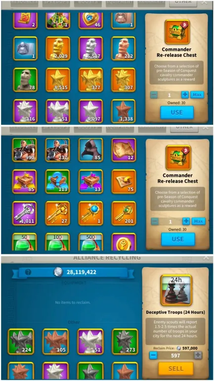 HAZIR GÖÇ 48 EKİPMAN-29 KRİTİKLİ VİP 19 ! 19B KİLL/20B KAYNAK/2100 ALTIN HEYKELLE!